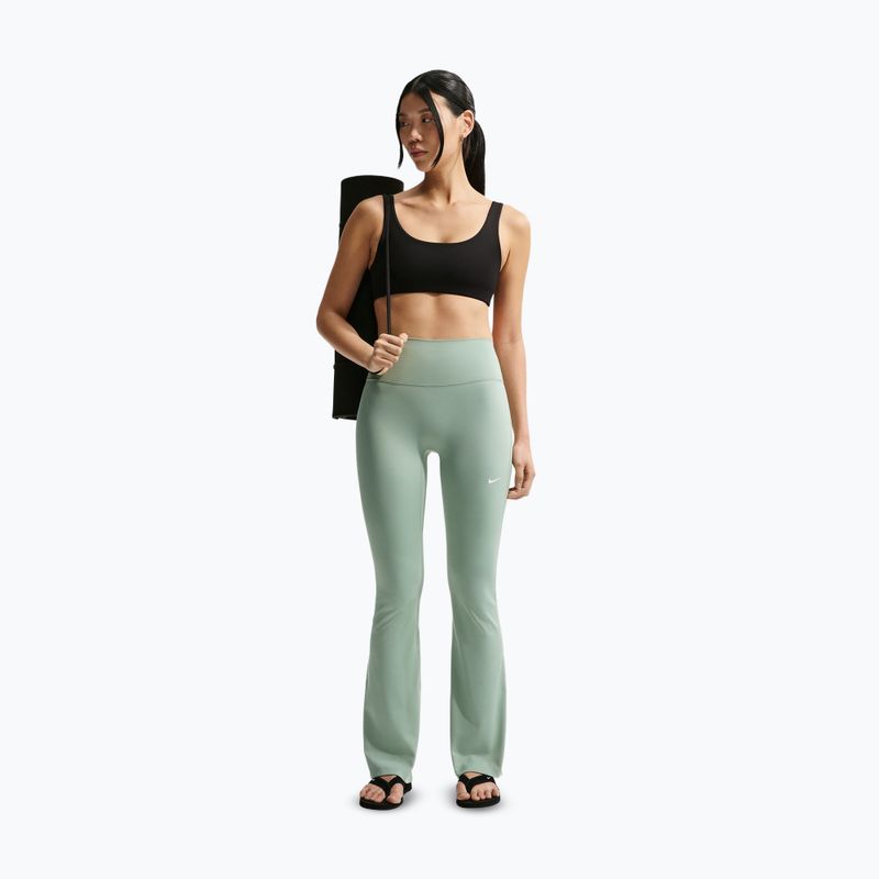 Damenleggings Nike One High Waisted Flared steam/white 2