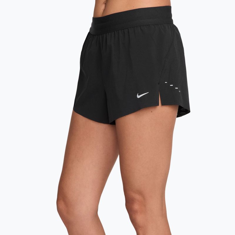 Herren-Laufshorts Nike Swift Breathe Dri-Fit Mid-Rise 2.5" black/black/white 3