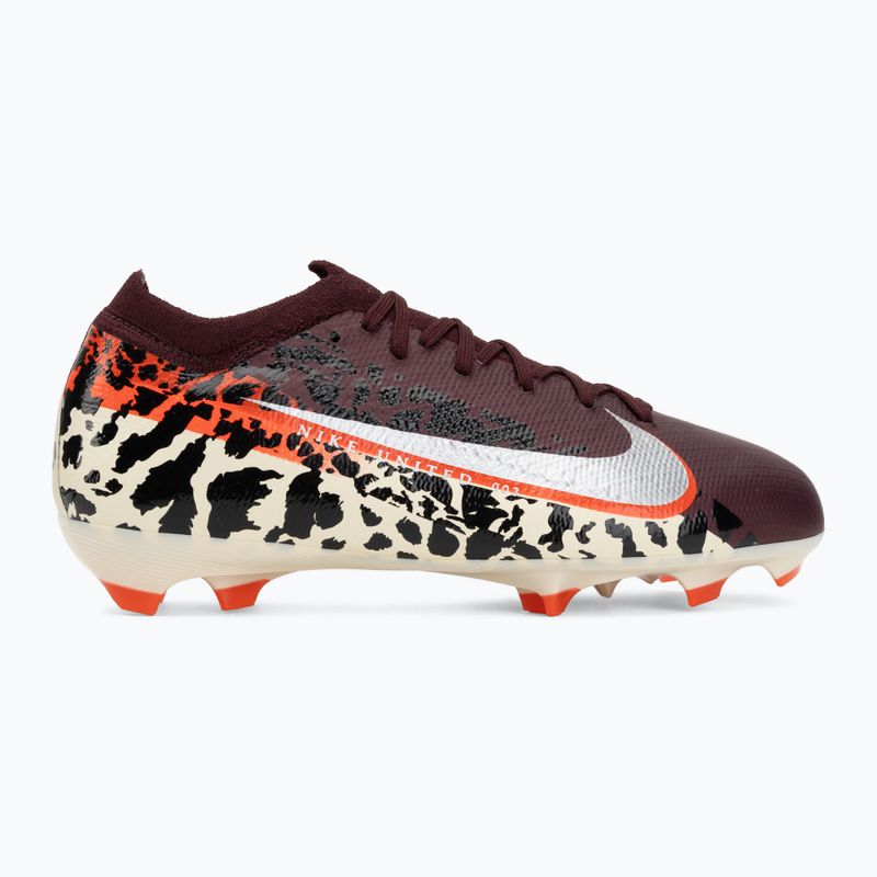 Kinder-Fußballschuhe Nike United Jr. Mercurial Vapor 16 Pro FG burgundy crush/metallic silver 2