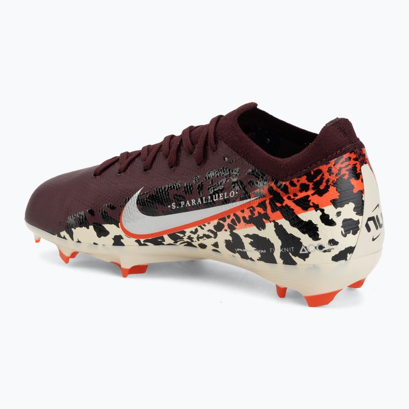 Kinder-Fußballschuhe Nike United Jr. Mercurial Vapor 16 Pro FG burgundy crush/metallic silver 3