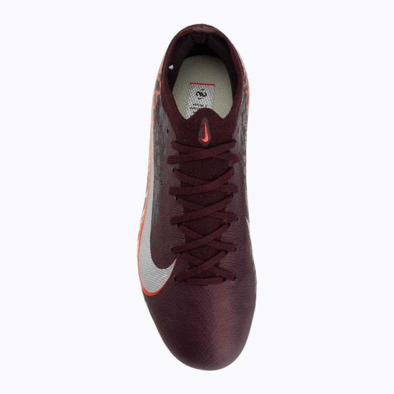 Kinder-Fußballschuhe Nike United Jr. Mercurial Vapor 16 Pro FG burgundy crush/metallic silver 5