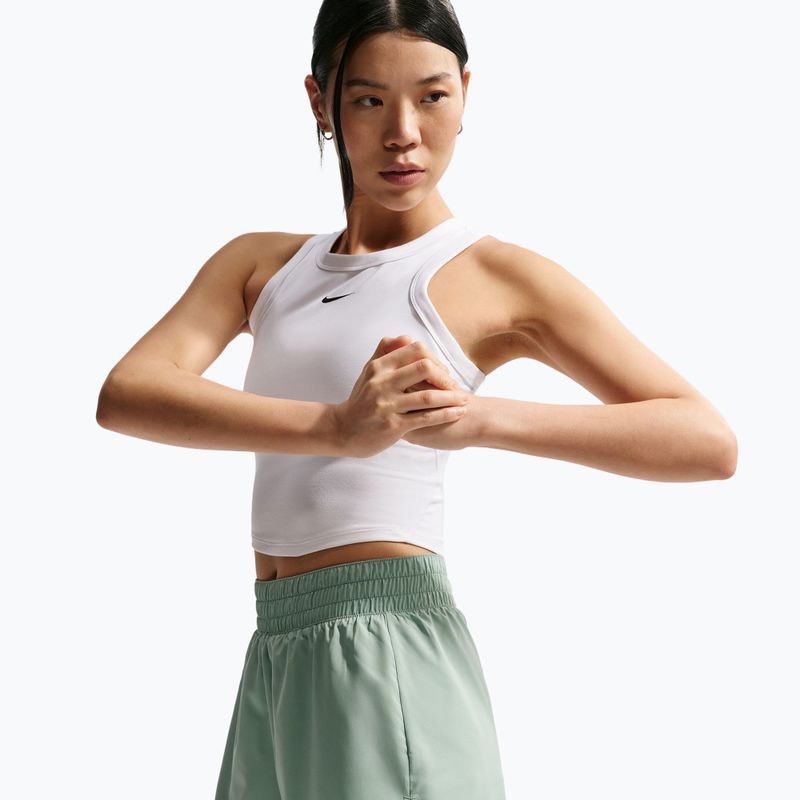 Damen-Shorts Nike One Dri-Fit High-Waisted 3" 2In1 steam/white 3
