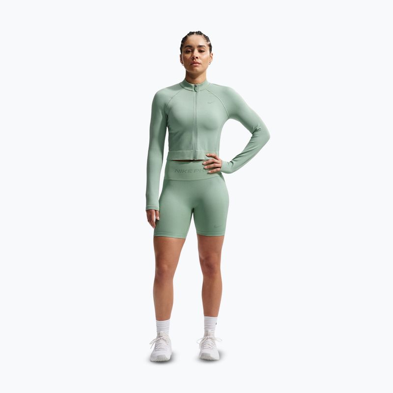 Damen-Shorts Nike Pro Seamless High-Waisted Biker 5" steam 2