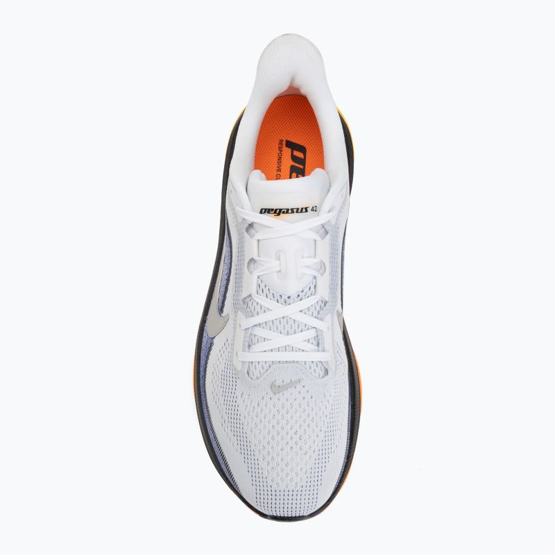 Herren-Laufschuhe Nike Pegasus 42 white/lapis/total orange/metallic silver 5