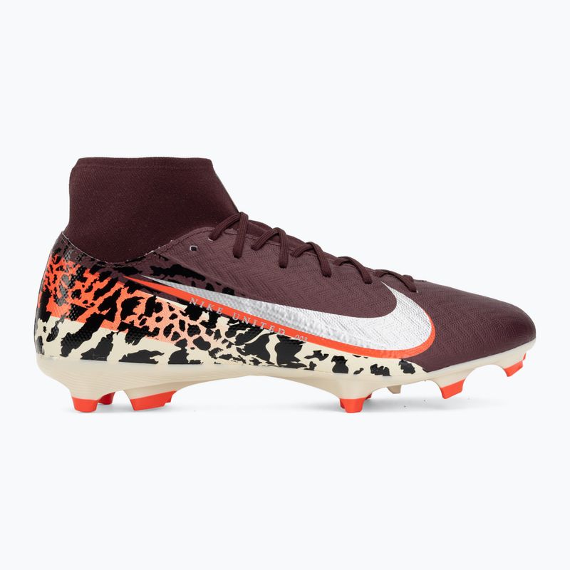Herren-Fußballschuhe Nike United Mercurial Superfly 10 Academy MG burgundy crush/metallic silver 2