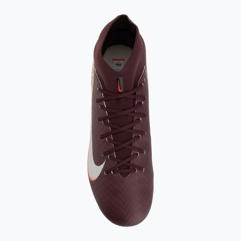 Herren-Fußballschuhe Nike United Mercurial Superfly 10 Academy MG burgundy crush/metallic silver 5