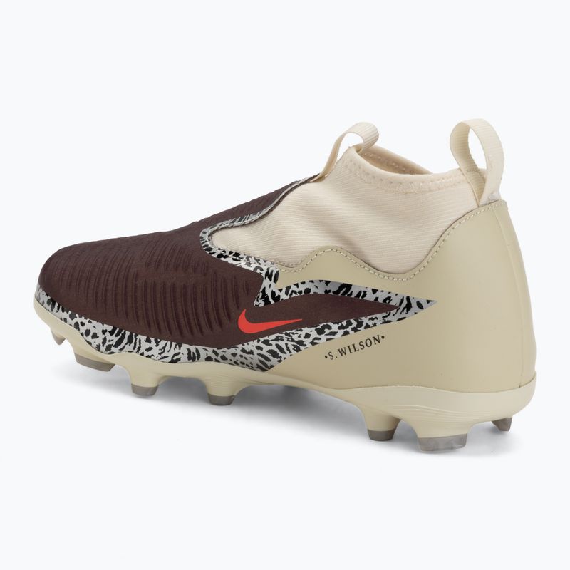 Kinder-Fußballschuhe Nike United Jr. Phantom 6 High Academy MG burgundy crush/fossil/university red 3