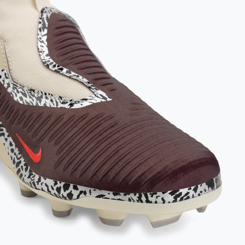 Kinder-Fußballschuhe Nike United Jr. Phantom 6 High Academy MG burgundy crush/fossil/university red 7