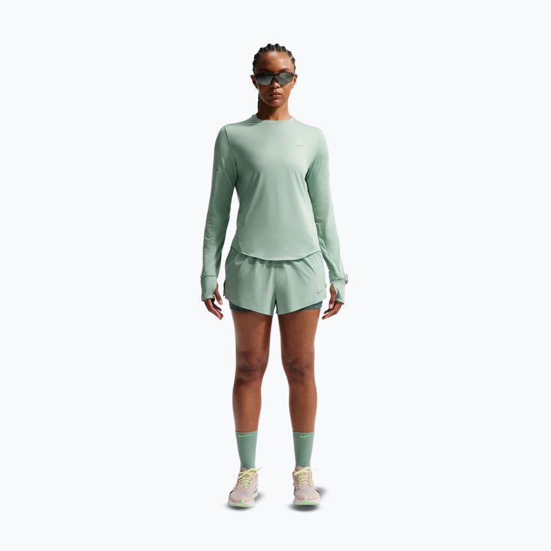 Damen-Laufshorts Nike Swift Mid-Rise 2in1 steam/mineral slate 2