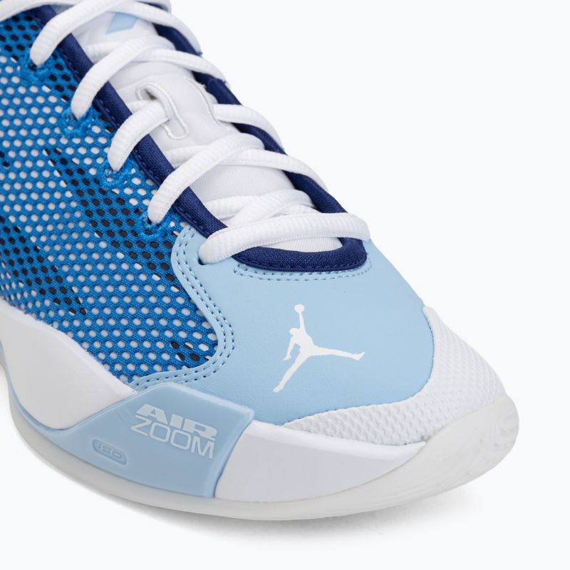 Herren-Basketballschuhe Nike Jordan Luka 77 white/signal blue/psychic blue 7