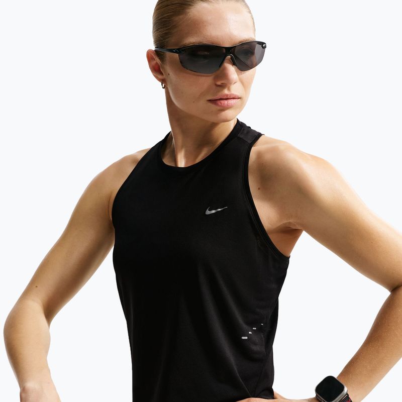Damen-Laufshirt Nike Swift Breathe Dri-Fit black/black/white 5