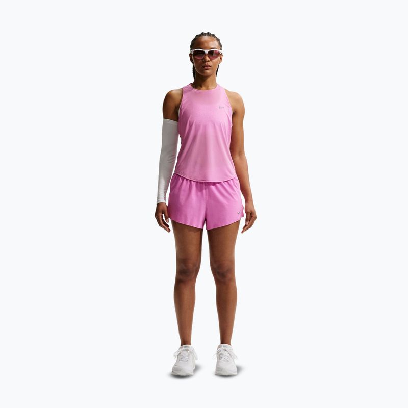 Damen-Laufshirt Nike Swift Breathe Dri-Fit light magenta/photon dust 2