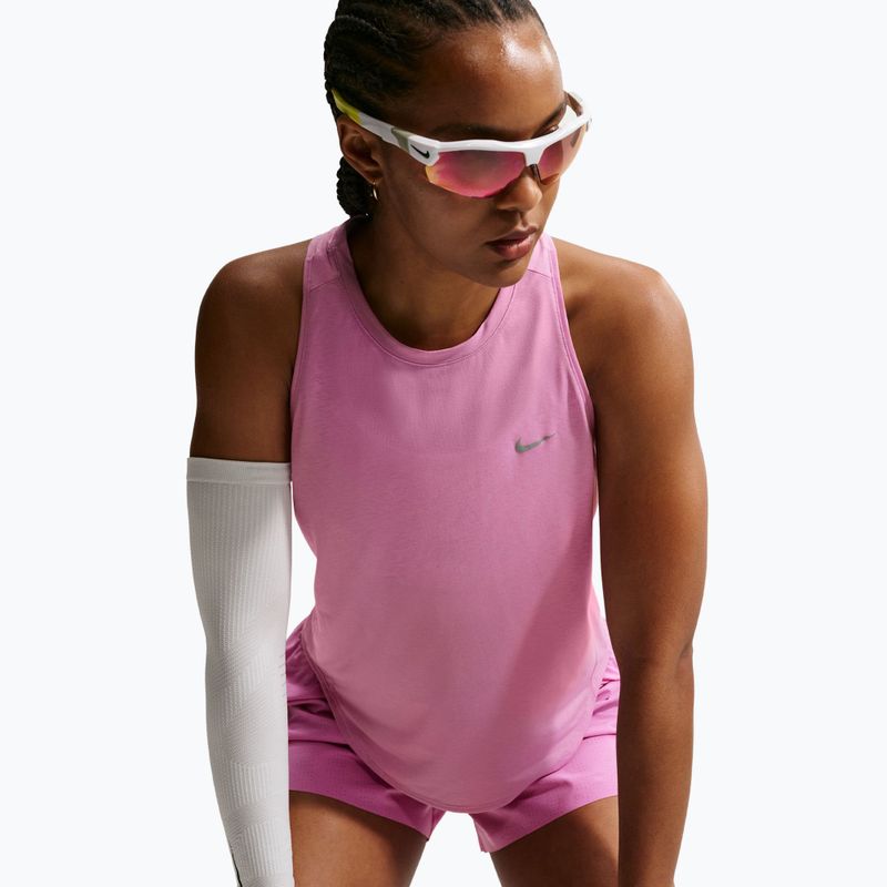 Damen-Laufshirt Nike Swift Breathe Dri-Fit light magenta/photon dust 6
