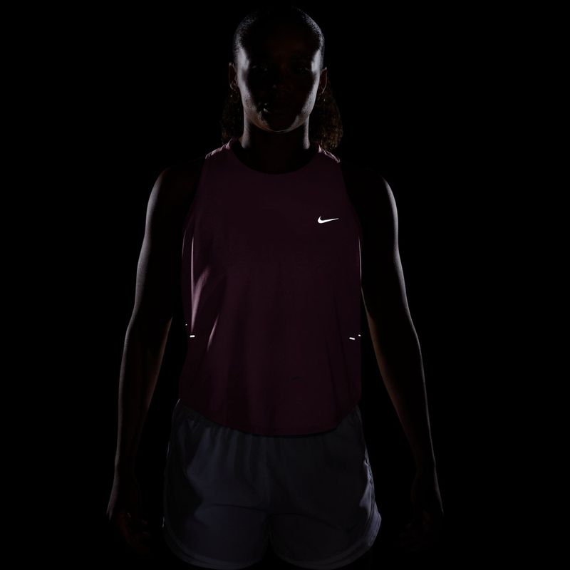 Damen-Laufshirt Nike Swift Breathe Dri-Fit light magenta/photon dust 7