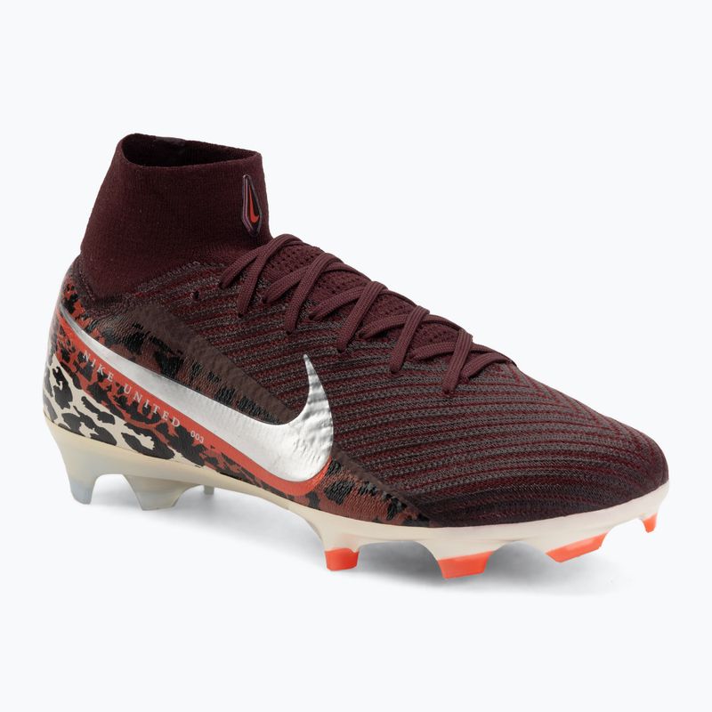 Herren-Fußballschuhe Nike United Superfly 10 Elite burgundy crush/university red/fossil/metal silver