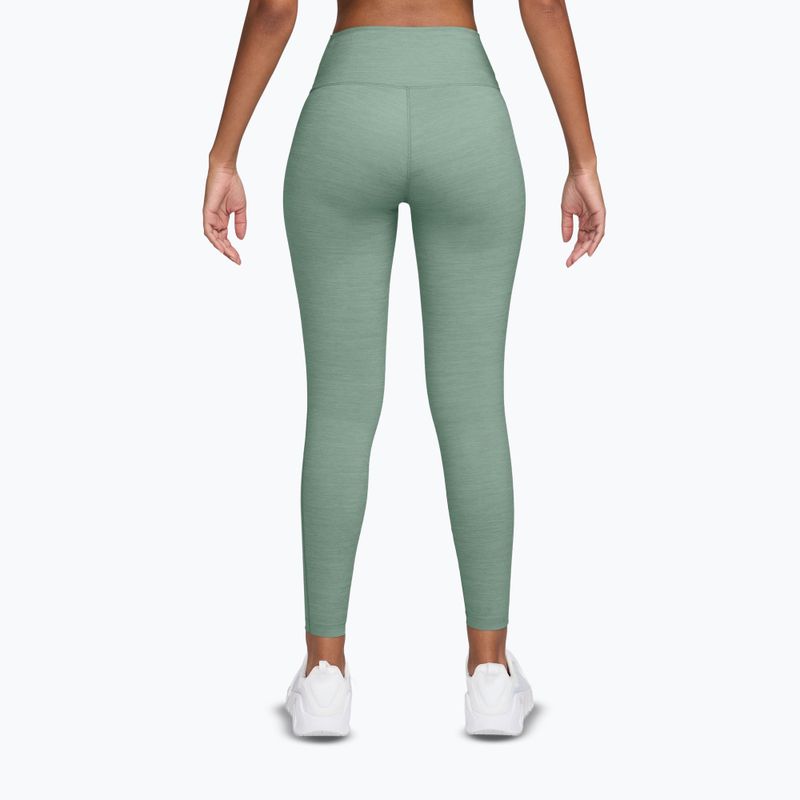 Damenleggings Nike One Seamless Front High-Waisted steam/white 2