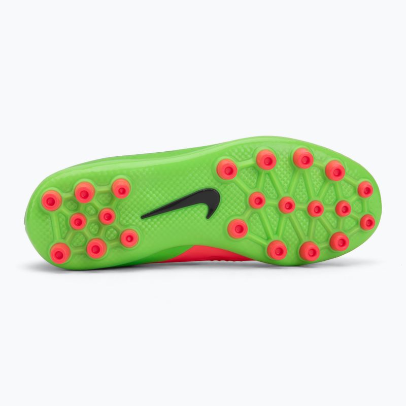 Kinder-Fußballschuhe Nike Jr. Phantom 6 Academy Erling Haaland AG hot punch/green strike/black 4
