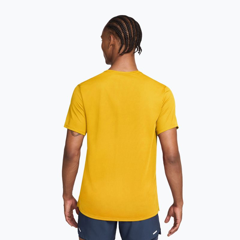 Herren-Laufshirt Nike Miler Dri-Fit UV laser orange/total orange 2