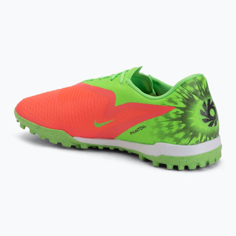 Herren-Fußballschuhe Nike Phantom 6 Low Academy Erling Haaland TF hot punch/green strike/black 3