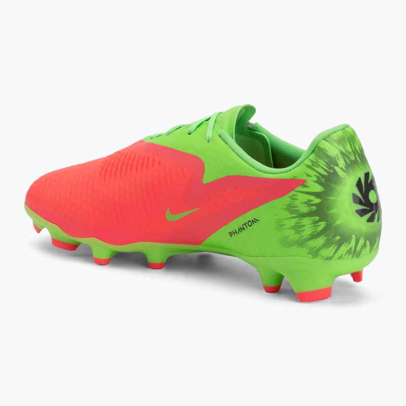 Herren-Fußballschuhe Nike Phantom 6 Low Academy Erling Haaland FG hot punch/green strike/black 3