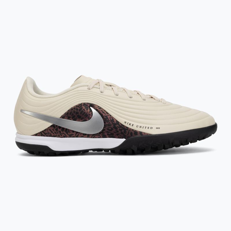 Herren-Fußballschuhe Nike United Tiempo Maestro Academy TF fossil/burgundy crush/metallic silver 2
