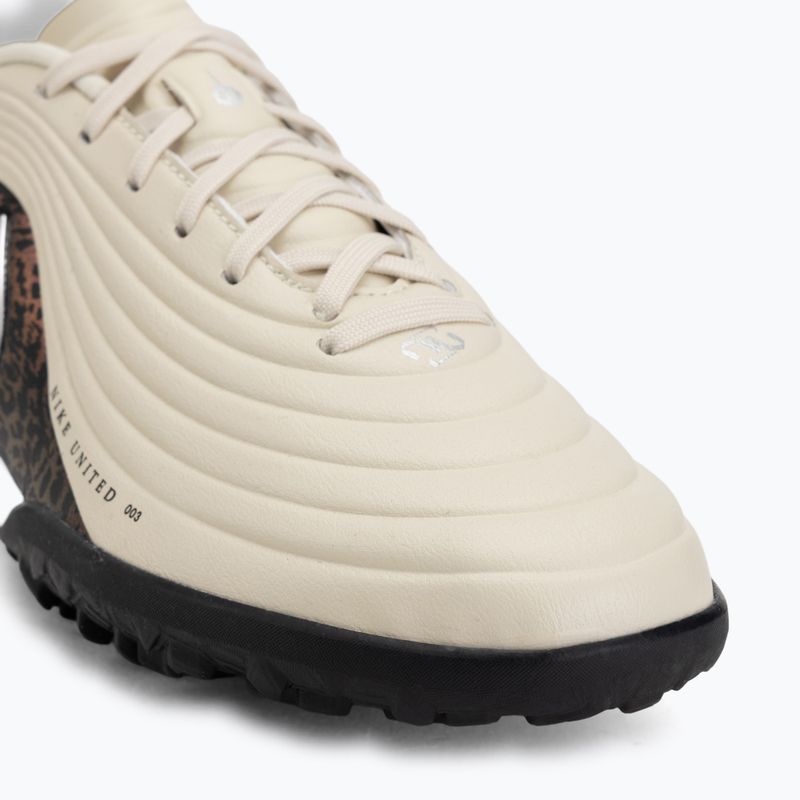 Herren-Fußballschuhe Nike United Tiempo Maestro Academy TF fossil/burgundy crush/metallic silver 7