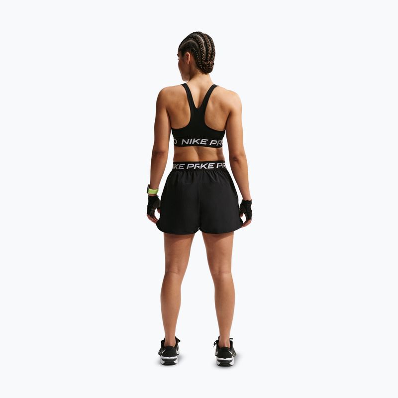 Damen Trainingsshorts Nike Pro 2in1 black/white 3