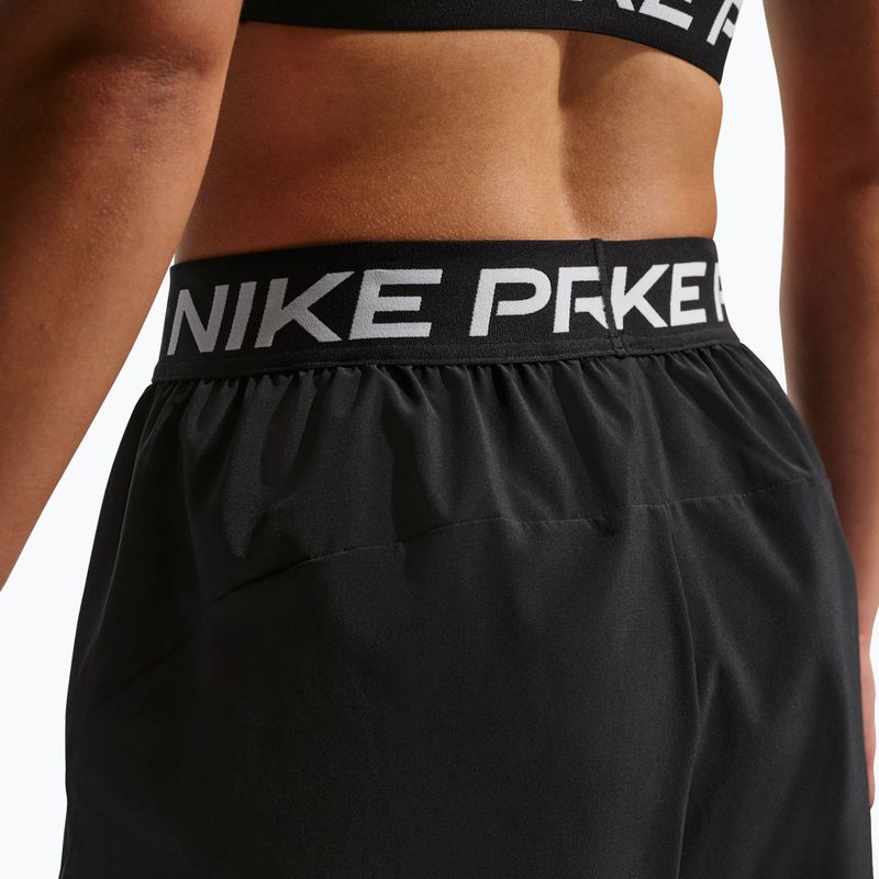 Damen Trainingsshorts Nike Pro 2in1 black/white 5