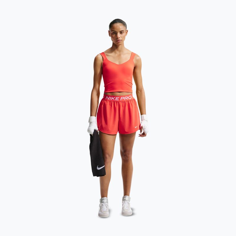 Damen-Trainingsshirt Nike Pro Sculpt Medium Support Padded Tank light crimson/white 2