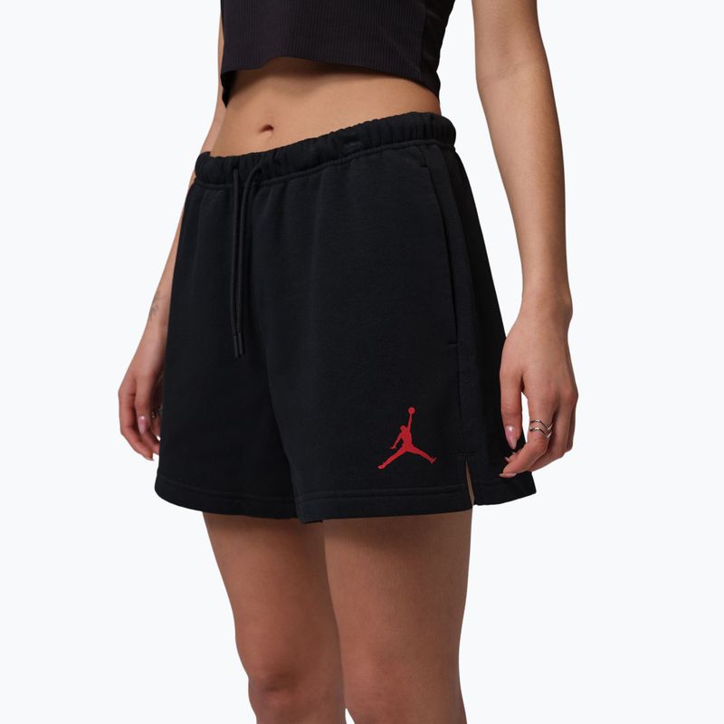 Damen-Shorts Jordan Fleece black/gym red 4
