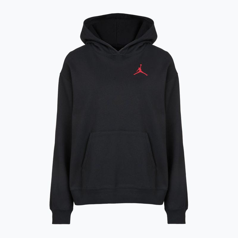 Bluza damska Nike Jordan Fleece Hoodie black/gym red 6