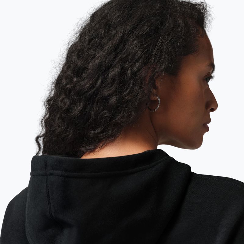 Damenpullover Jordan Fleece Hoodie black/gym red 5