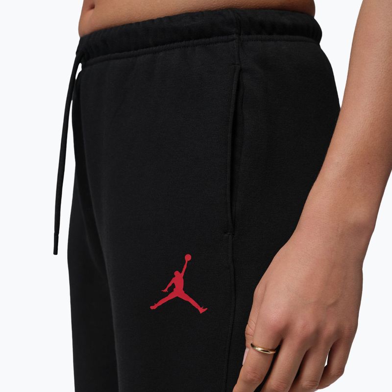 Damenhose Jordan Fleece black/gym red 4
