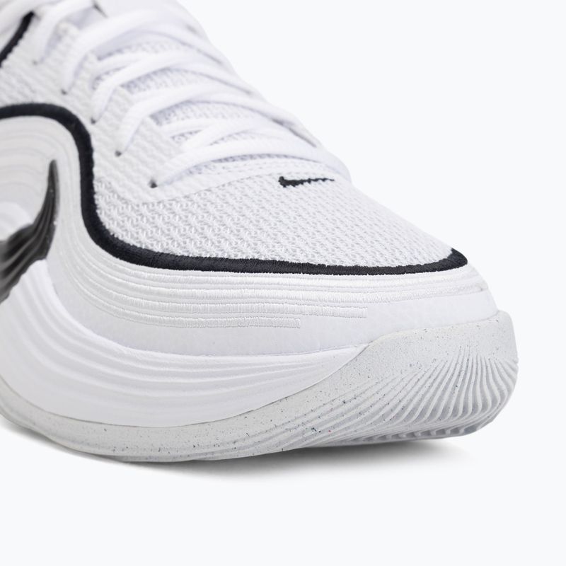 Herren-Basketballschuhe Nike Precision 8 Low white/black/black 7