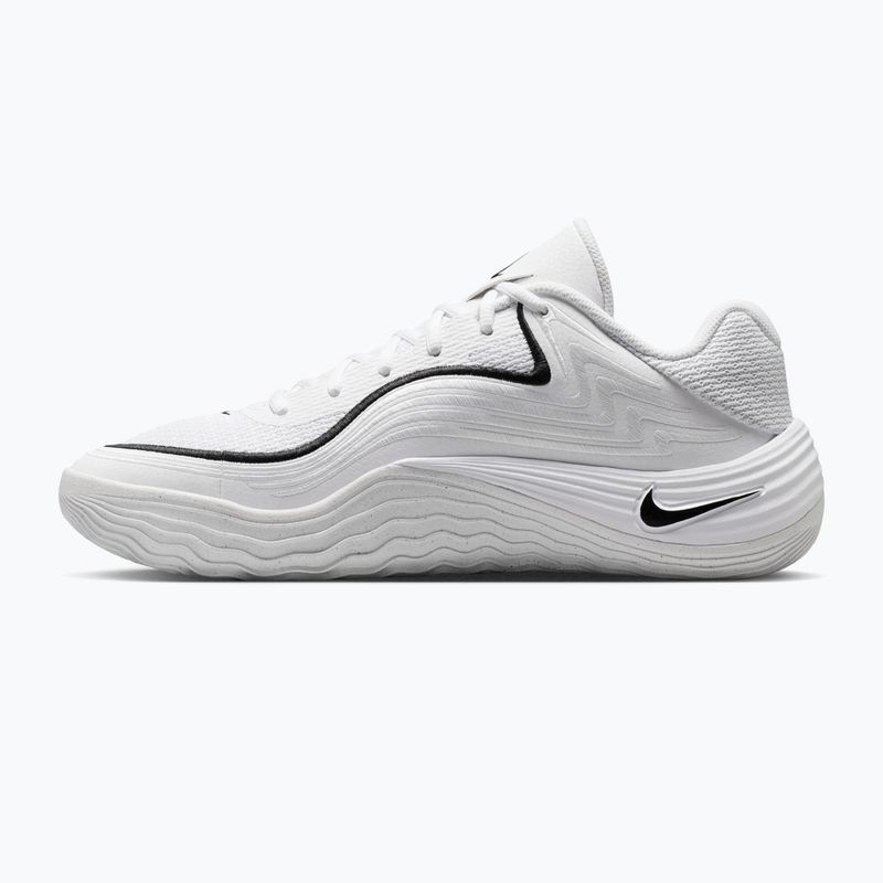 Herren-Basketballschuhe Nike Precision 8 Low white/black/black 2