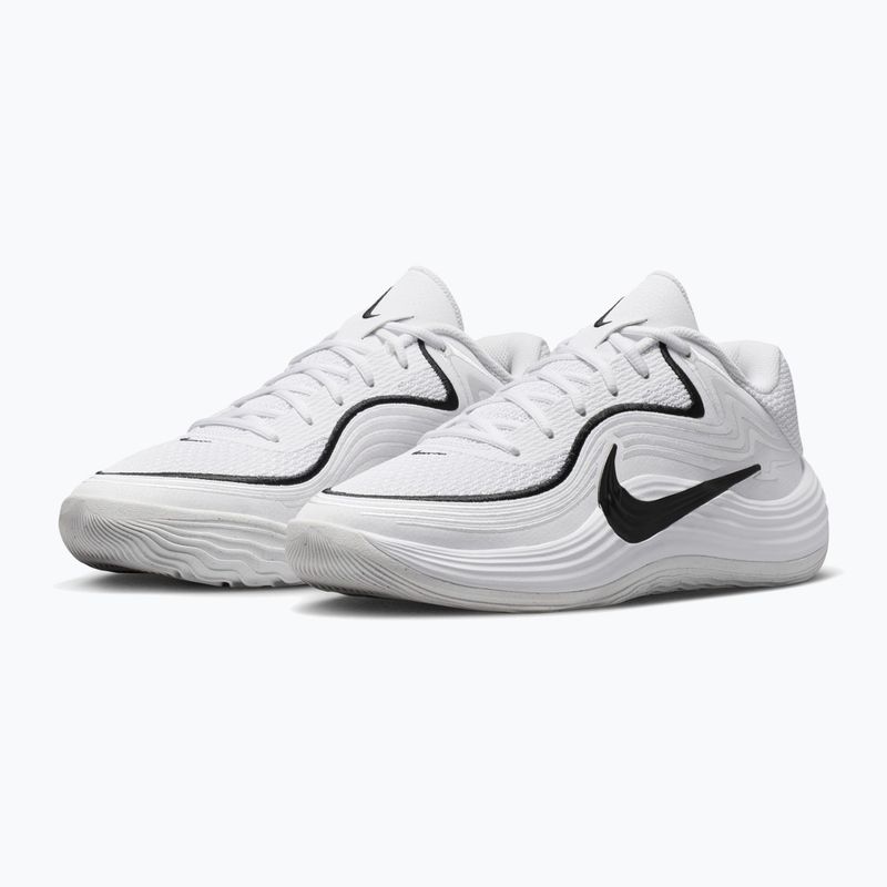 Herren-Basketballschuhe Nike Precision 8 Low white/black/black 3
