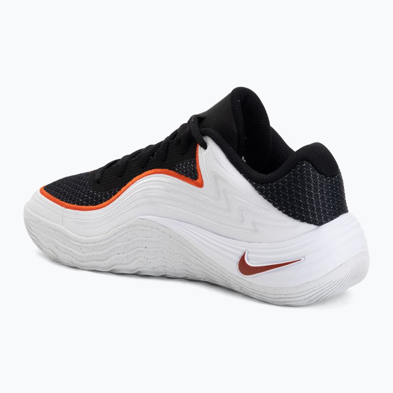 Herren-Basketballschuhe Nike Precision 8 Low black/white/picante red 3