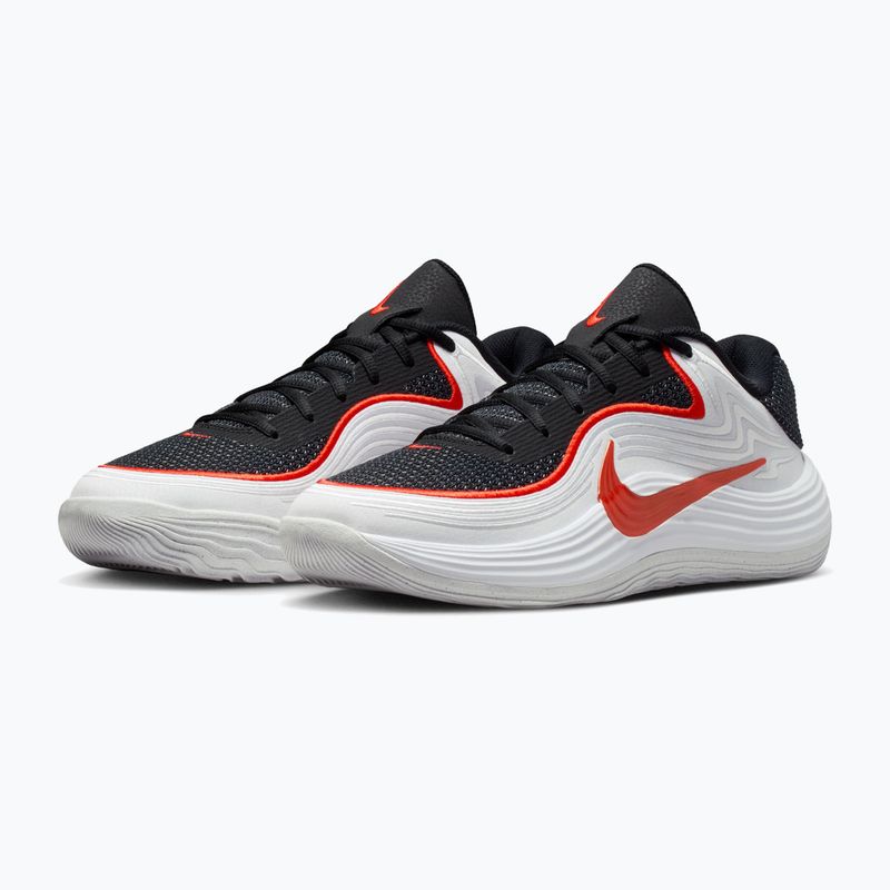 Herren-Basketballschuhe Nike Precision 8 Low black/white/picante red 3
