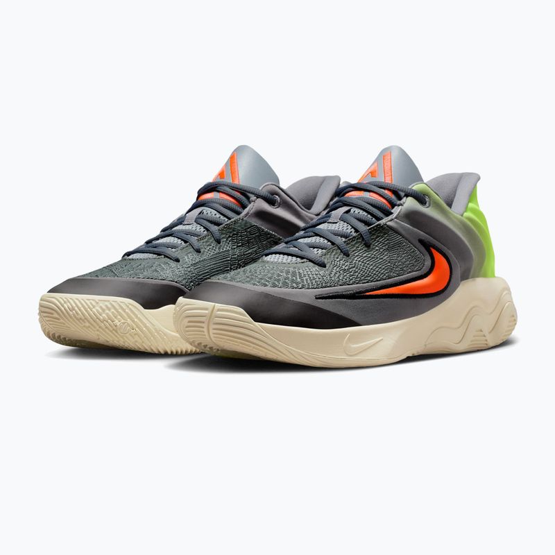 Herren-Basketballschuhe Nike Giannis Immortality 4 cool grey/volt/total crimson 3