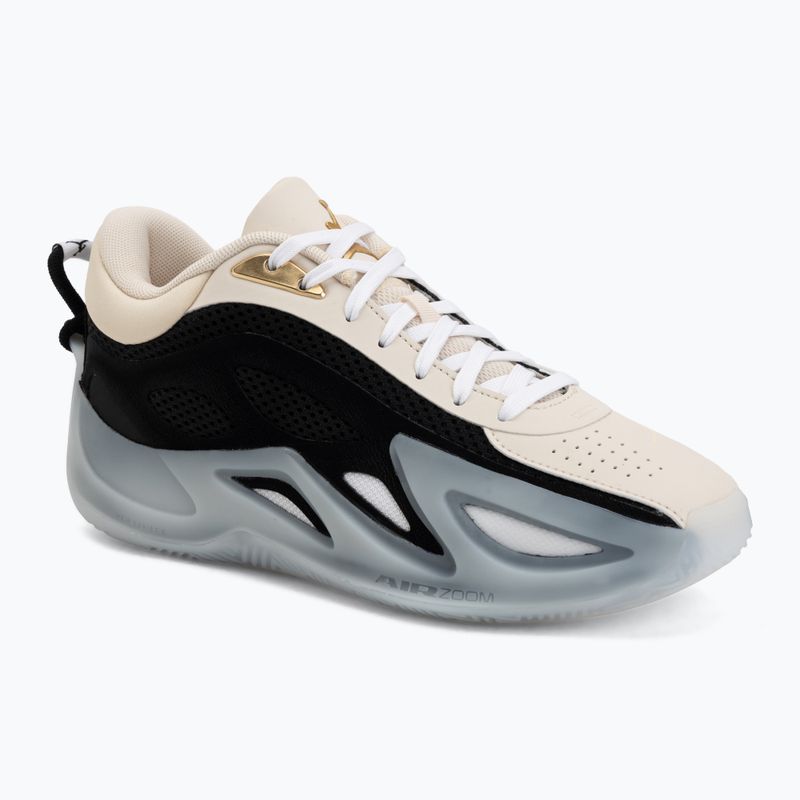 Damen-Basketballschuhe Jordan Heir Series 2 Precious Medal pearl white/black/metallic gold/white