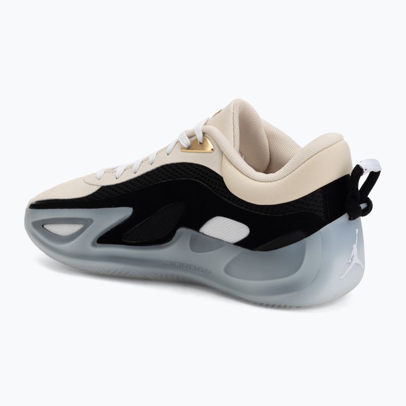Damen-Basketballschuhe Jordan Heir Series 2 Precious Medal pearl white/black/metallic gold/white 3