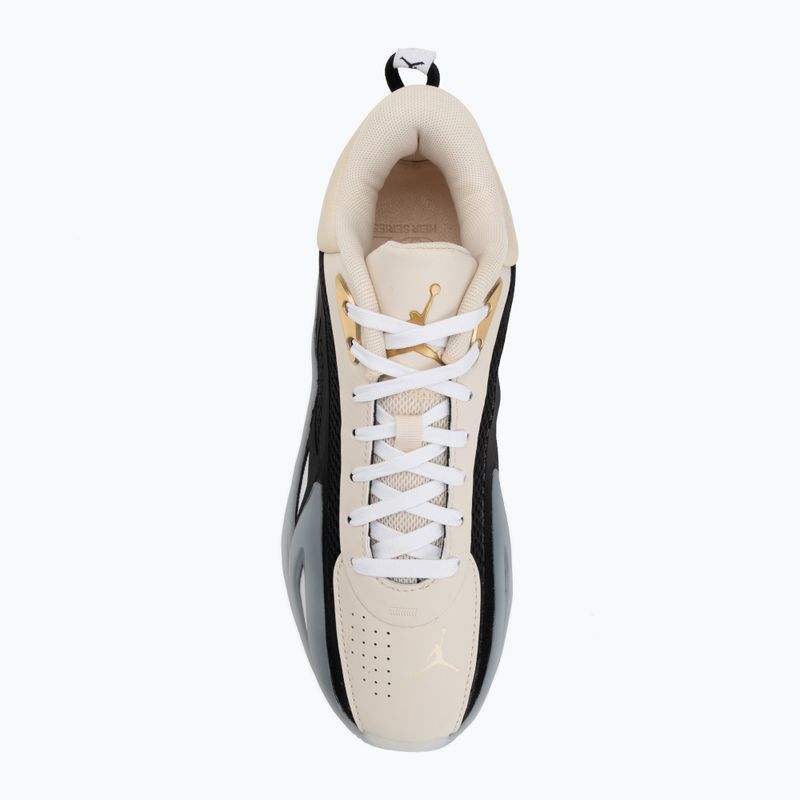 Damen-Basketballschuhe Jordan Heir Series 2 Precious Medal pearl white/black/metallic gold/white 5
