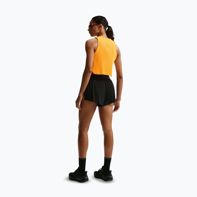 Damen-Lauf-Tanktop Nike AeroSwift Dri-Fit ADV Cropped Tank Top laser orange/black 3