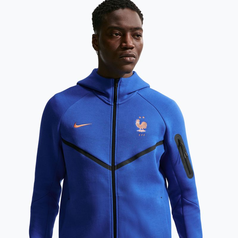 Herrenpullover Nike FFF Tech Fleece Windrunner Full Zip game royal/metallic copper 4