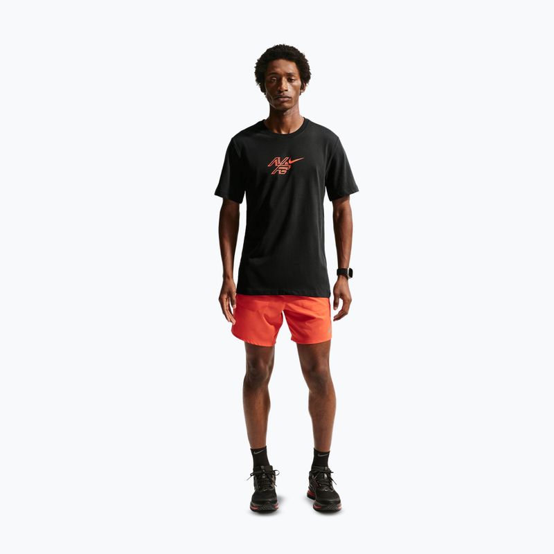 Herren-Laufshirt Nike AeroSwift Dri-Fit black/bright crimson 2