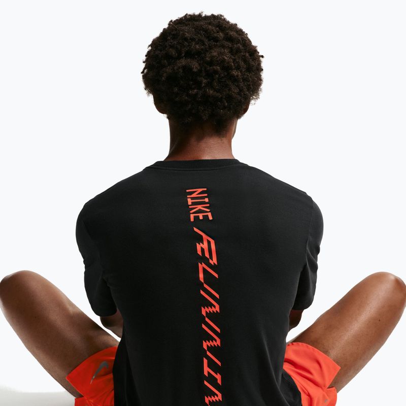 Herren-Laufshirt Nike AeroSwift Dri-Fit black/bright crimson 6
