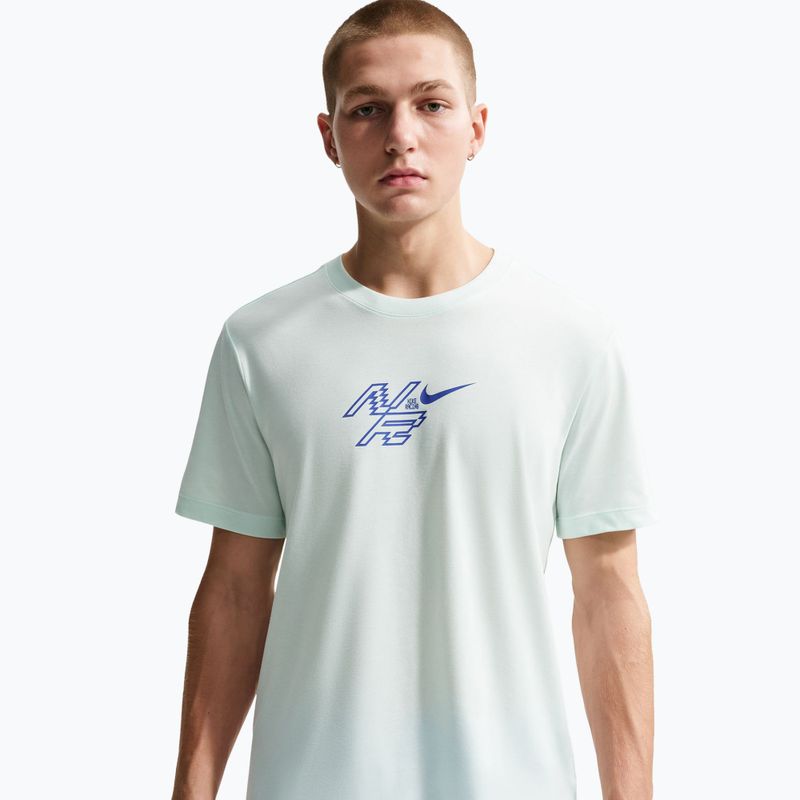 Herren-Laufshirt Nike AeroSwift Dri-Fit barely green/lapis 4