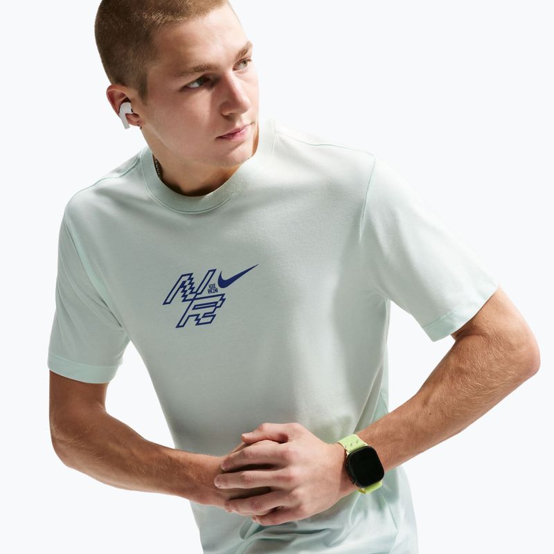 Herren-Laufshirt Nike AeroSwift Dri-Fit barely green/lapis 6
