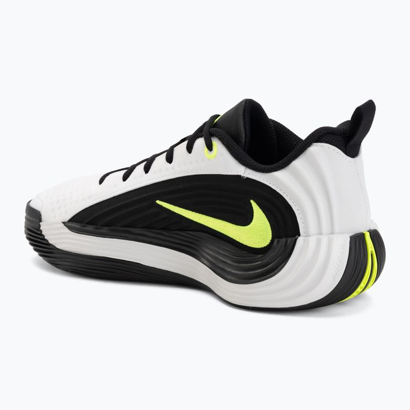 Herren-Basketballschuhe Nike Giannis Immortality 5 white/black/volt 3