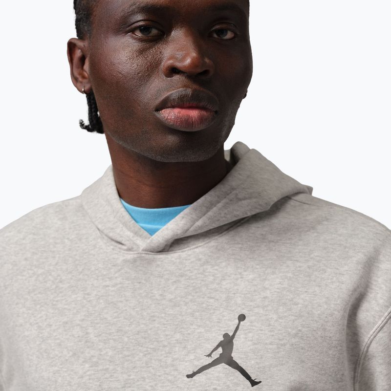 Herren-Hoodie Nike Jordan Pullover Hoodie grey heather/black 4